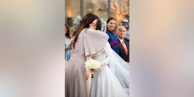 Princess Iman of Jordan, right, has a close bond with her mother, Queen Rania.