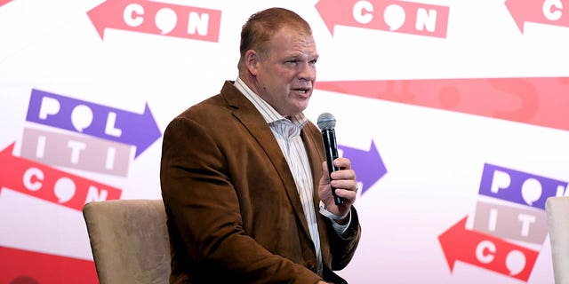 Mayor Glenn Jacobs speaks onstage during day 2 of Politicon 2019 at Music City Center on Oct. 27, 2019 in Nashville, Tennessee.