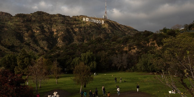 The Hollywood motion past Lake Hollywood Park successful Hollywood, California, connected March 16, 2023.