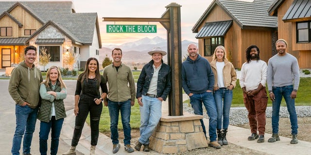 Designers Jonathan Knight and Kristina Crestin, Page Turner and Mitch Glew, Bryan and Sarah Baeumler, and Michel Smith Boyd and Anthony Elle are season four stars of "Rock the Block."