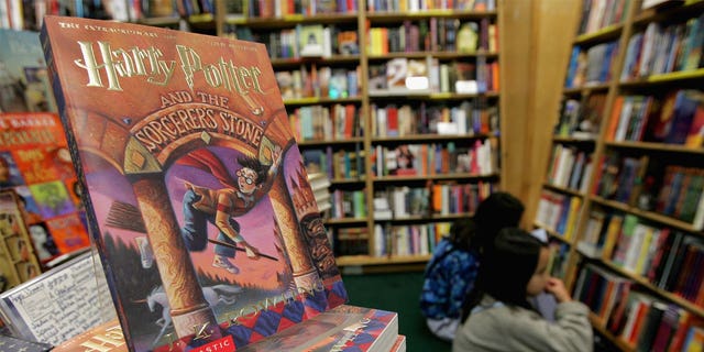 Harry Potter at bookstore
