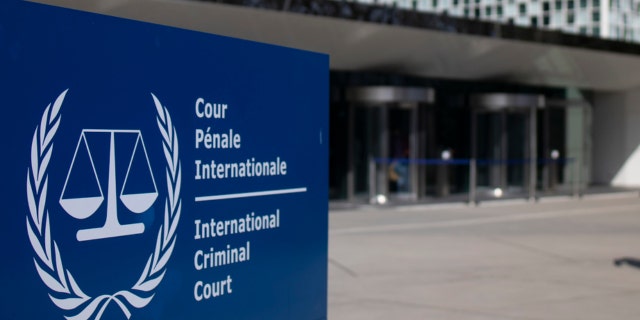 The exterior view of the International Criminal Court is pictured in The Hague, Netherlands, in March 2021. Former Russian President Dmitry Medvedev previously suggested Russia could launch missile strikes on the building.