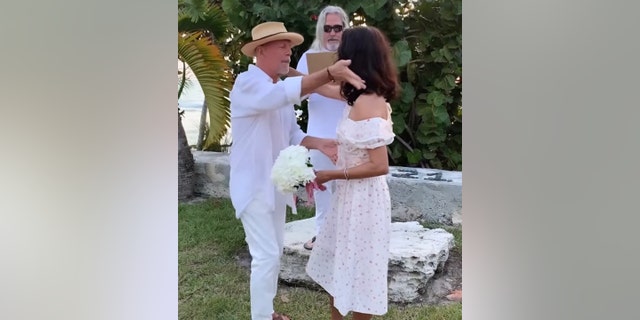 Emma Heming wrote how grateful she was to have the memory of the couple's vow renewal in 2019.