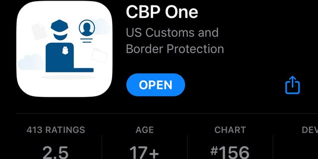 The CBP One app is currently holding a 2.5 rating on the Apple App Store.