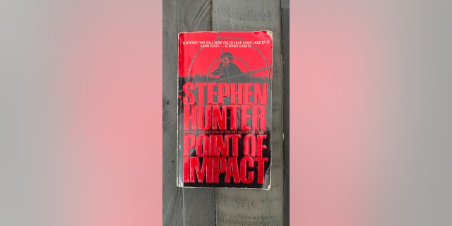 Jack Carr's own original copy of the novel "Point of Impact" by Stephen Hunter, a thriller first published in 1993. 