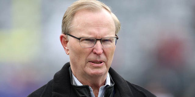 New York Giants owner John Mara looks on before the game against the Washington Football Team at MetLife Stadium on January 9, 2022 in East Rutherford, New Jersey.
