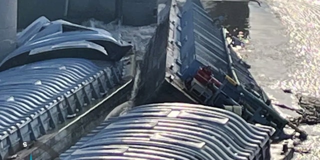 Several barges are on the loose in the Ohio River, including one carrying methanol.