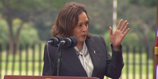 Vice President Kamala Harris on Friday said she would not comment on the indictment of former President Donald Trump.