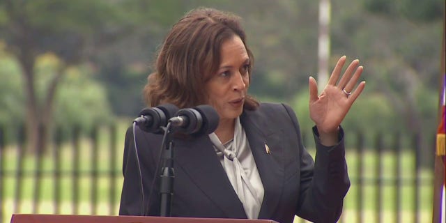 Vice President Kamala Harris on Friday said she would not comment on the indictment of former President Donald Trump.