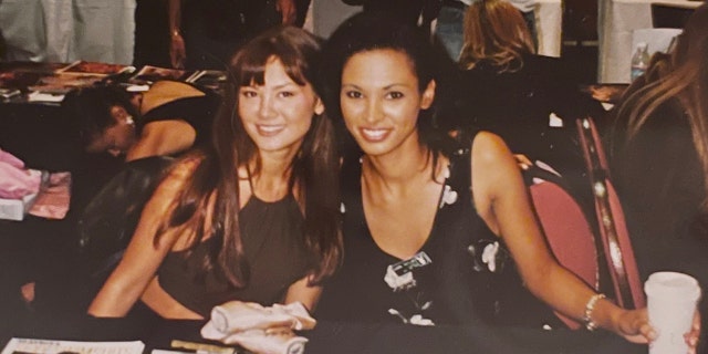 Karin Taylor (right) said her experience at Playboy was like a "sisterhood."