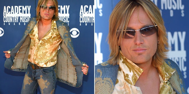 Keith Urban at the ACM Awards in 2002.