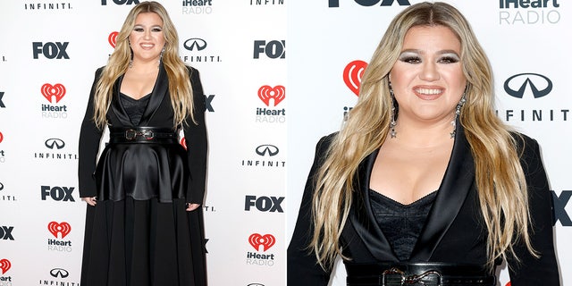 Kelly Clarkson at the iHeartRadio Music Awards.
