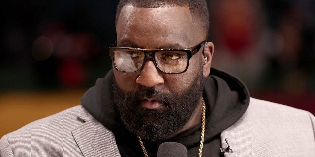 Kendrick Perkins attends the Ruffles NBA All-Star Celebrity Game during All-Star Weekend at Wolstein Center on February 18, 2022 in Cleveland, Ohio.