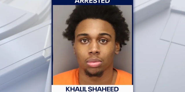 Khalil Abdul Shakur Shaheed, a Florida Dunkin' employee, is accused of shooting a customer on March 6, 2023.