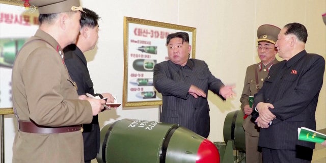 North Korean leader Kim Jong Un on Tuesday ordered his country to ramp up production of "weapon-grade nuclear materials."