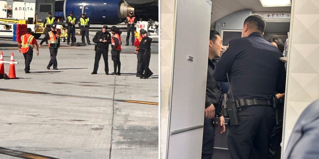 Delta-Passagier wurde am LAX festgehalten, nachdem er die Ausgangstür geöffnet und die Notrutsche Minuten vor dem Start aktiviert hatte 4 Die Flughafenpolizei reagierte und nahm den Passagier fest; Das FBI wurde ebenfalls benachrichtigt. Das Flugzeug kehrte zum Gate zurück und die Passagiere wurden eskortiert und zu einem anderen Flugzeug transportiert.