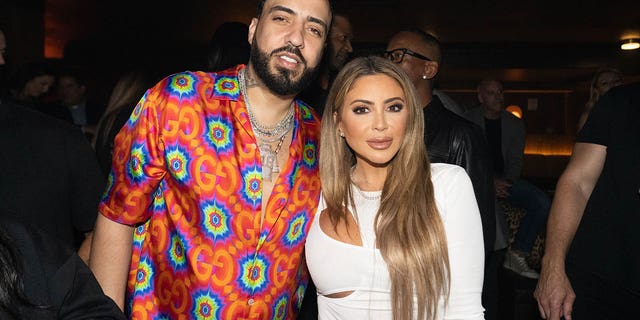 French Montana and Larsa Pippen attend Rick Ross Celebrates His Birthday in Miami on Jan. 26, 2022.