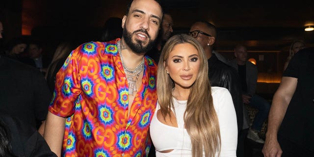 French Montana y Larsa Pippen asisten a Rick Ross celebra su cumpleaños el 26 de enero de 2022 en Miami, Florida.