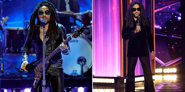 Performed by Lenny Kravitz "american woman" At the iHeartRadio Music Awards.