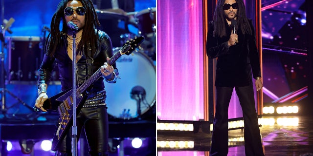 Lenny Kravitz performed "American Woman" at the iHeartRadio Music Awards.