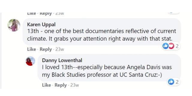 Judge Lowenthal wrote that he took a class with Angela Davis at the University of California, Santa Cruz.