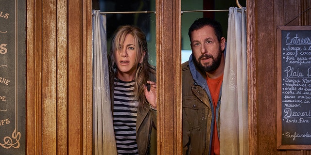 Jennifer Aniston and Adam Sandler have spoken about the tough nature of filming an action/comedy movie.