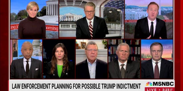 A panel on Monday's episode of MSNBC's "Morning Joe" discussed potential arrest charges against Donald Trump.