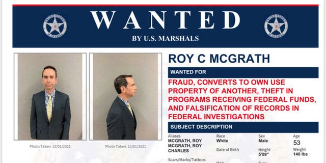 A wanted poster for Roy McGrath, the former chief of staff to former Republican Maryland Gov. Larry Hogan, was published on Tuesday, March 14 after he failed to appear  in court on federal corruption charges.