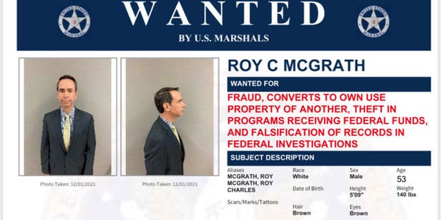 A wanted poster for Roy McGrath, the former chief of staff to former Republican Maryland Gov. Larry Hogan, was published on Tuesday, March 14 after he failed to appear  in court on federal corruption charges.