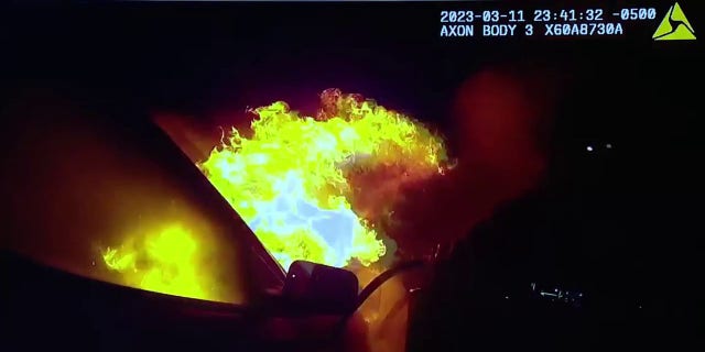 A red Ford Edge was traveling West Eight Mile Road at a high rate of speed and disregarded a red traffic signal, Southfield Police Chief Elvin Barren said at the Tuesday news conference.