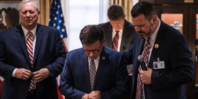 The Louisiana Republican led a similar tour last week for a different group of faith leaders that prayed and sang in the Capitol.