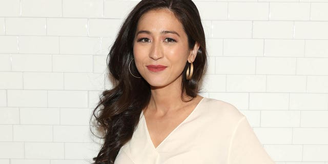 Mina Kimes arrives as Gucci and GQ Sports Feb. 10, 2023 in Phoenix.