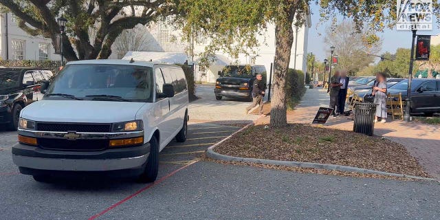 The jury is transported from the Colleton County Courthouse to Moselle in Walterboro, South Carolina on Wednesday, March 1, 2023. The jury is visiting Moselle, the scene of the double murders, this morning.