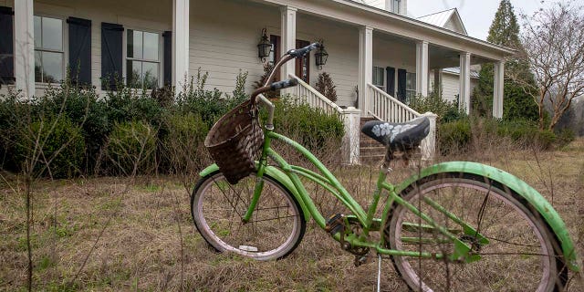 A bike is seen out front of the house at the Murdaugh Moselle property on Wednesday, March 1, 2023 in Islandton.