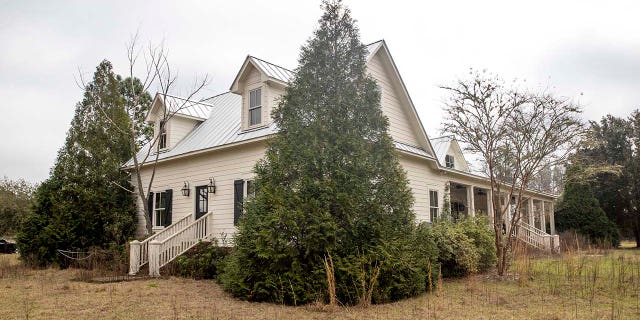 A view of behind the house at the Murdaugh Moselle property in Islandton, South Carolina, on March 1, 2023.