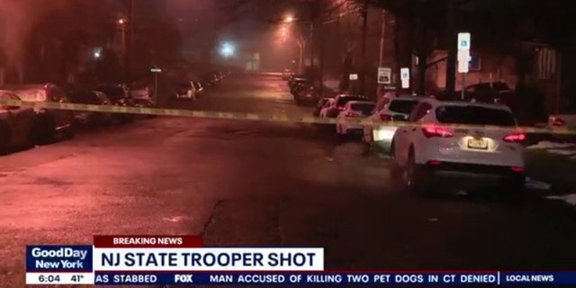 A New Jersey State Trooper was shot while on patrol in Paterson, officials said..