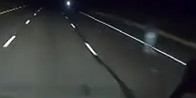 William Church of Arizona, who shared his dashcam footage, says he thinks the translucent figure that appears to be standing on the side of the road on March 11, 2023, could be a potential ghost.