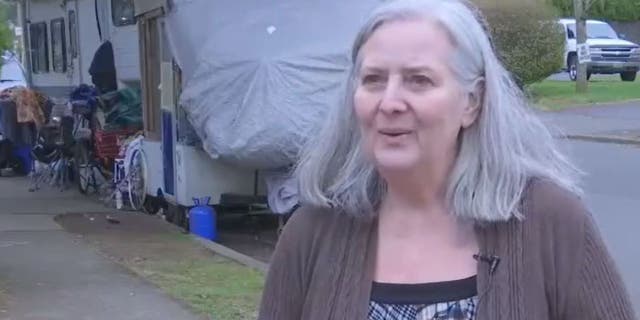 Gwen Ingram said her Portland, Oregon, neighborhood looked like "Leave it to Beaver" before the homeless moved in.