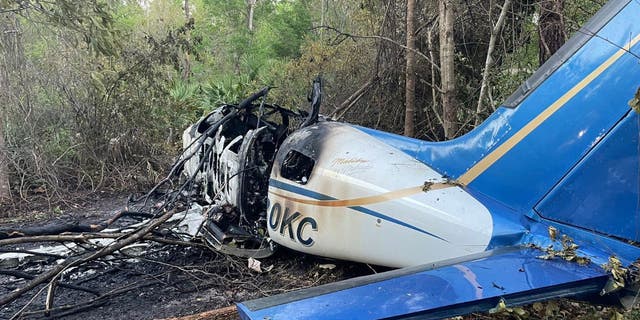 The aftermath of a small plane crash in St. Johns County that left a husband, wife and a dog seriously hurt. Both are in the hospital with extensive injuries.