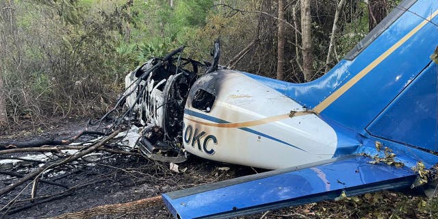 The aftermath of a small plane crash in St. Johns County that left a husband, wife and a dog seriously hurt. Both are in the hospital with extensive injuries.