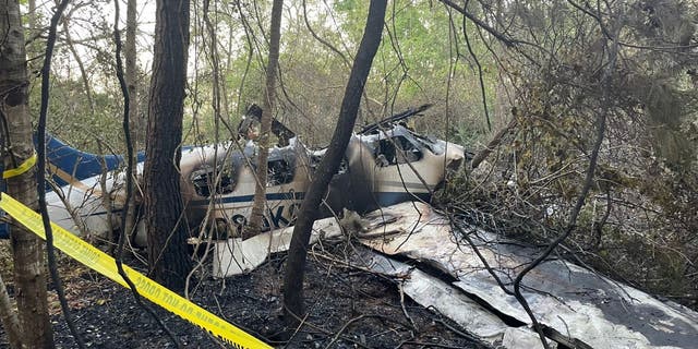 The aftermath of a small plane crash in St. Johns County that left a husband, wife and a dog seriously hurt. Both are in the hospital with extensive injuries.