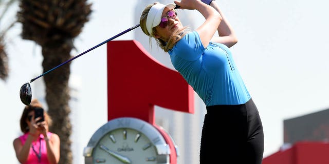 Paige Spiranac in Dubai in 2019