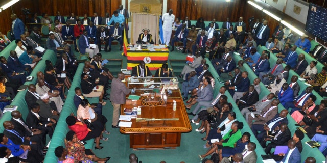 The Ugandan Parliament votes on the Anti-Homosexuality Act, Tuesday, March 21, 2023.