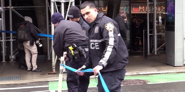Police said a 17-year-old male was shot in the abdomen. He was rushed to a nearby hospital in stable condition.