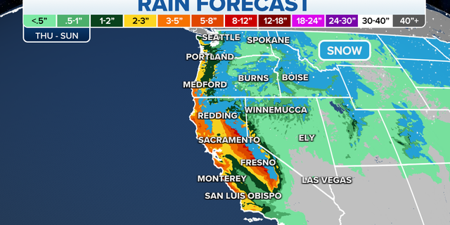 West, central US will see rain and flash flooding risks | Fox News