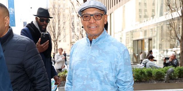 Reggie Jackson is seen leaving Sirius XM Studios on March 22, 2023 in New York City.