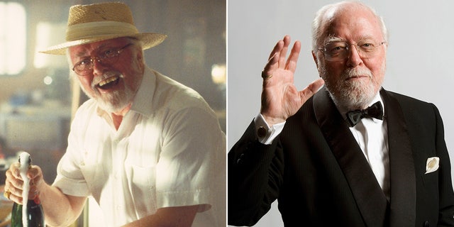 Richard Attenborough then and now split