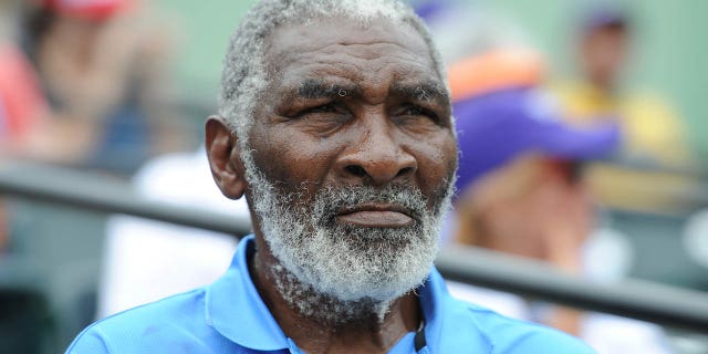 Richard Williams is seen at the Sony Open Tennis tournament at Crandon Park Tennis Center on March 29, 2014 in Key Biscayne, Florida.