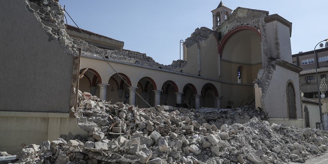 A statue symbolizing Mary, mother of Jesus, was virtually left untouched after a 7.8 magnitude earthquake hit Turkey on Feb. 6. The Roman Catholic Church of Annunciation (Cathedral of the Annunciation) located in Iskenderun, Turkey (pictured here), has collapsed around the statue. Fr. Antuan Ilgit revealed a photo of the statue on Facebook.