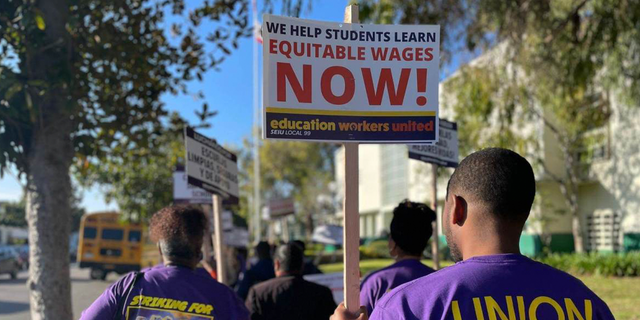 SEIU Local 99 plan to strike for 'equitable wages' from March 21-23, 2023. 